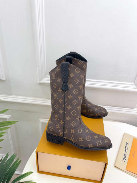 Inspired Cowboy LV boots
