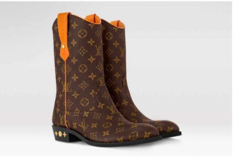 Inspired Cowboy LV boots